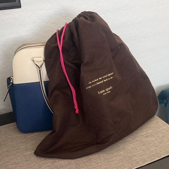 Kate Spade Navy and Cream Satchel - Picture 9 of 9